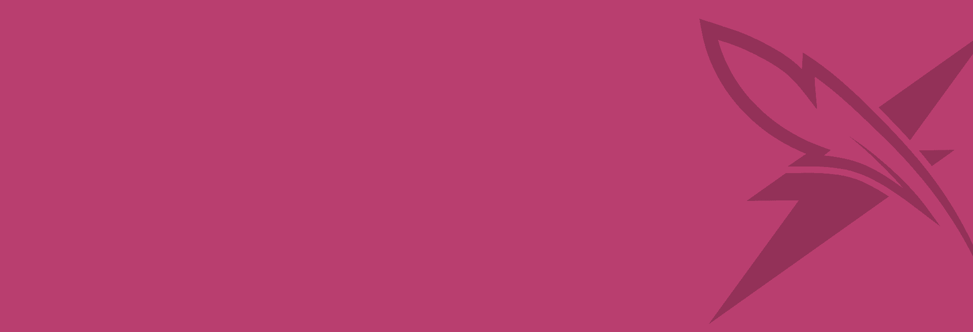 Solid pink background with a large Xena logo to the right